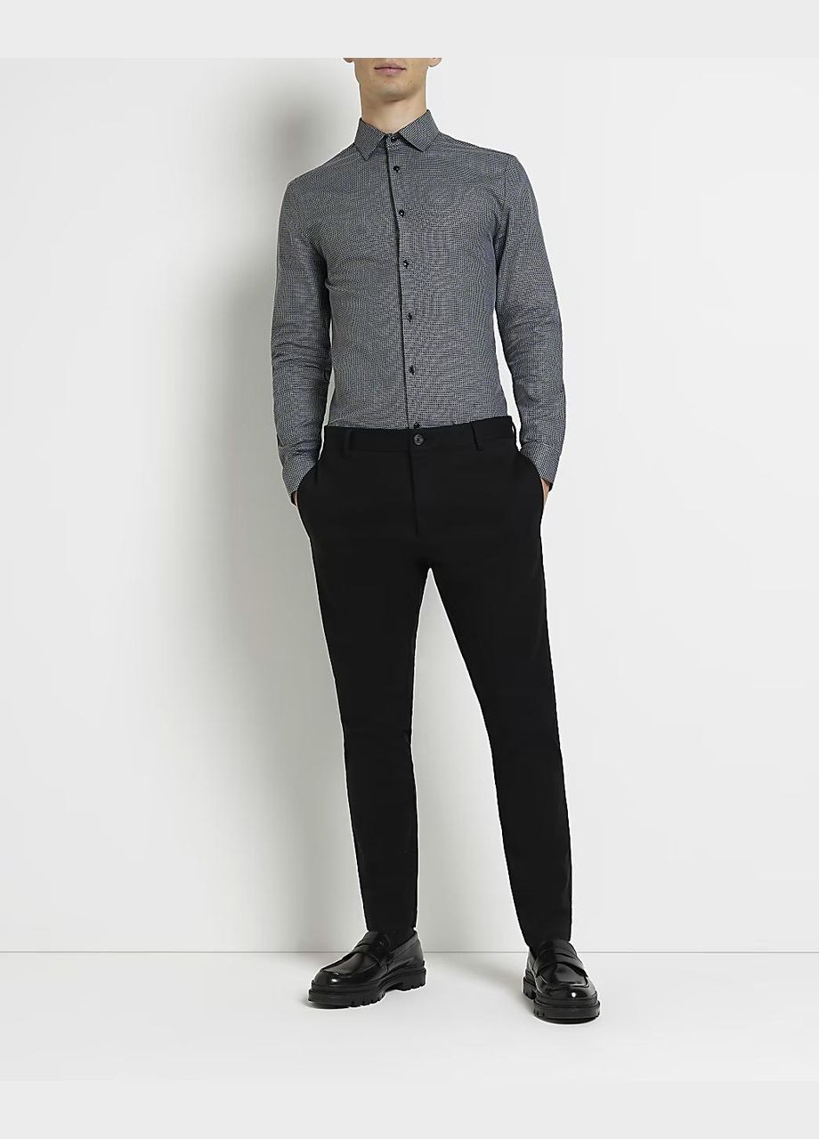 Черная рубашка River Island