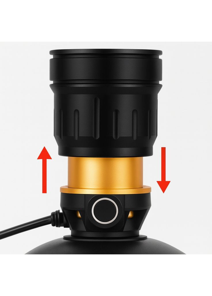 Супер потужний налобний ліхтар BL-A12-3-P90, 1000 м, 3 режими, акумуляторний комплект No Brand (370784567)