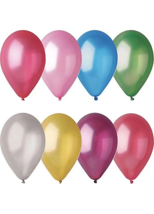 Набор перламутровых латексных шаров 10" (25 см) 100 шт. - для праздника, декора, свадеб, дней рождения No Brand (365778378)