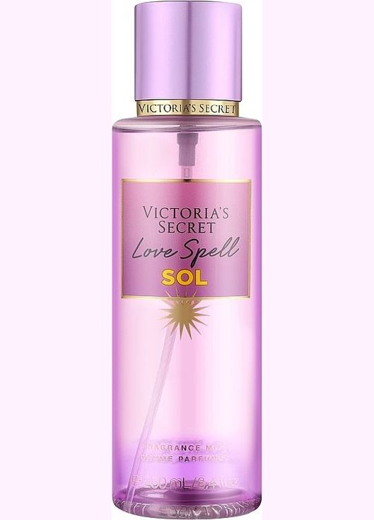 Парфумований спрей для тіла 250 мл Love Spell Sol Fragrance Mist Victoria's Secret (347265666)