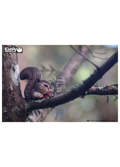 Пазл (XEG-041) Eugy 3D Зоопарк Бурундук (366066915)