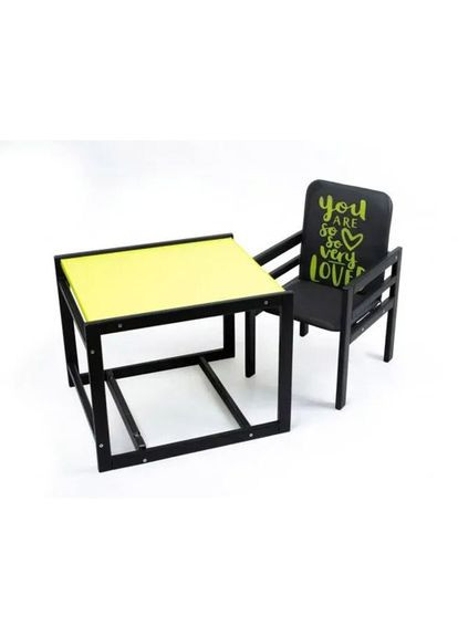 Стул для кормления Graphite лайм (ST-22GLM) Ommi (364113531)