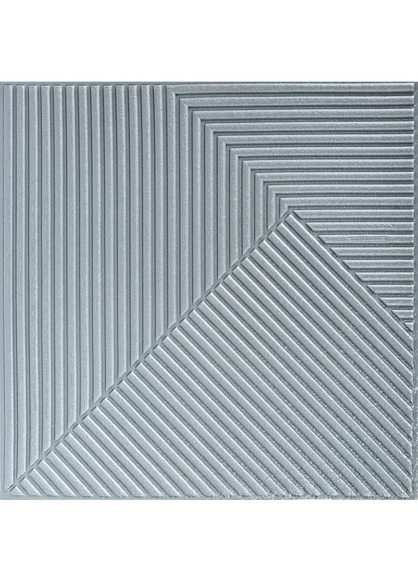 Панель стеновая 500х500х5мм 3D Бамбук Белый SW-00002877 Sticker Wall (369799135)