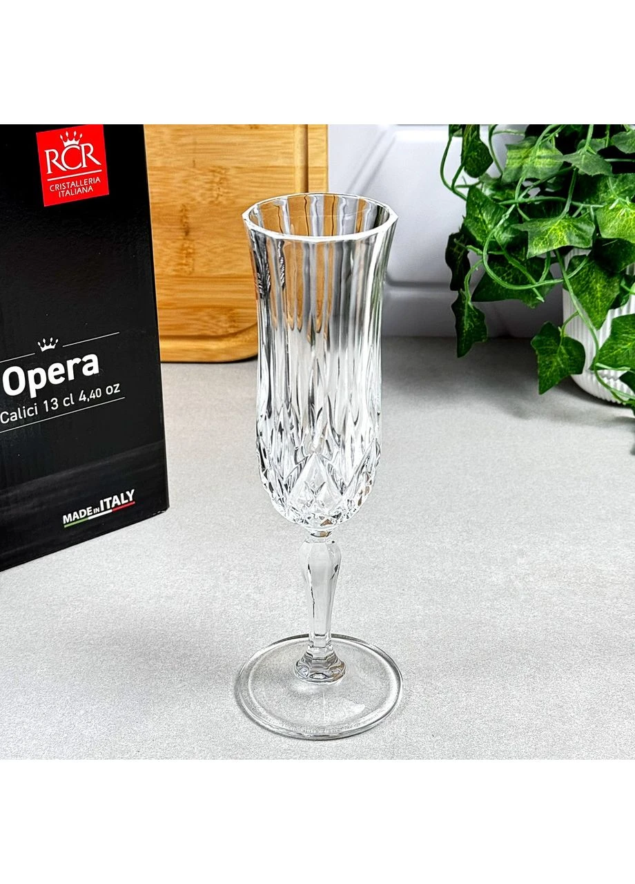 Бокалы для шампанского 130 мл 6 шт Opera RCR (394050944)