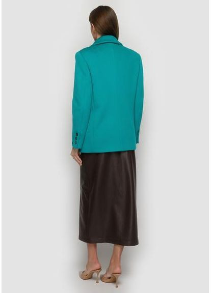 Бірюзове Пальто 1451Mit-C Бірюза SAM Samange