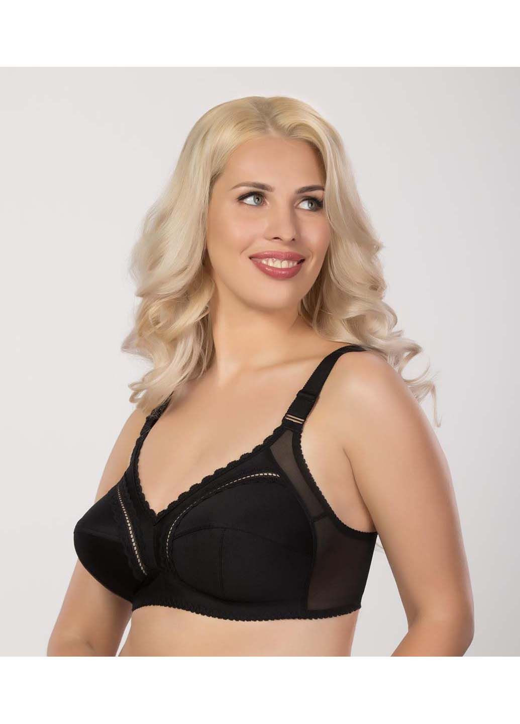 Чёрный бюстгальтер Elita без косточек