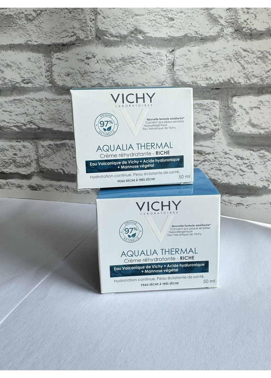 Vichy Aqualia Thermal Riche Creme. Крем насыщенный для глубокого увлажнения кожи лица, 50 мл. — Крем, (371910960)