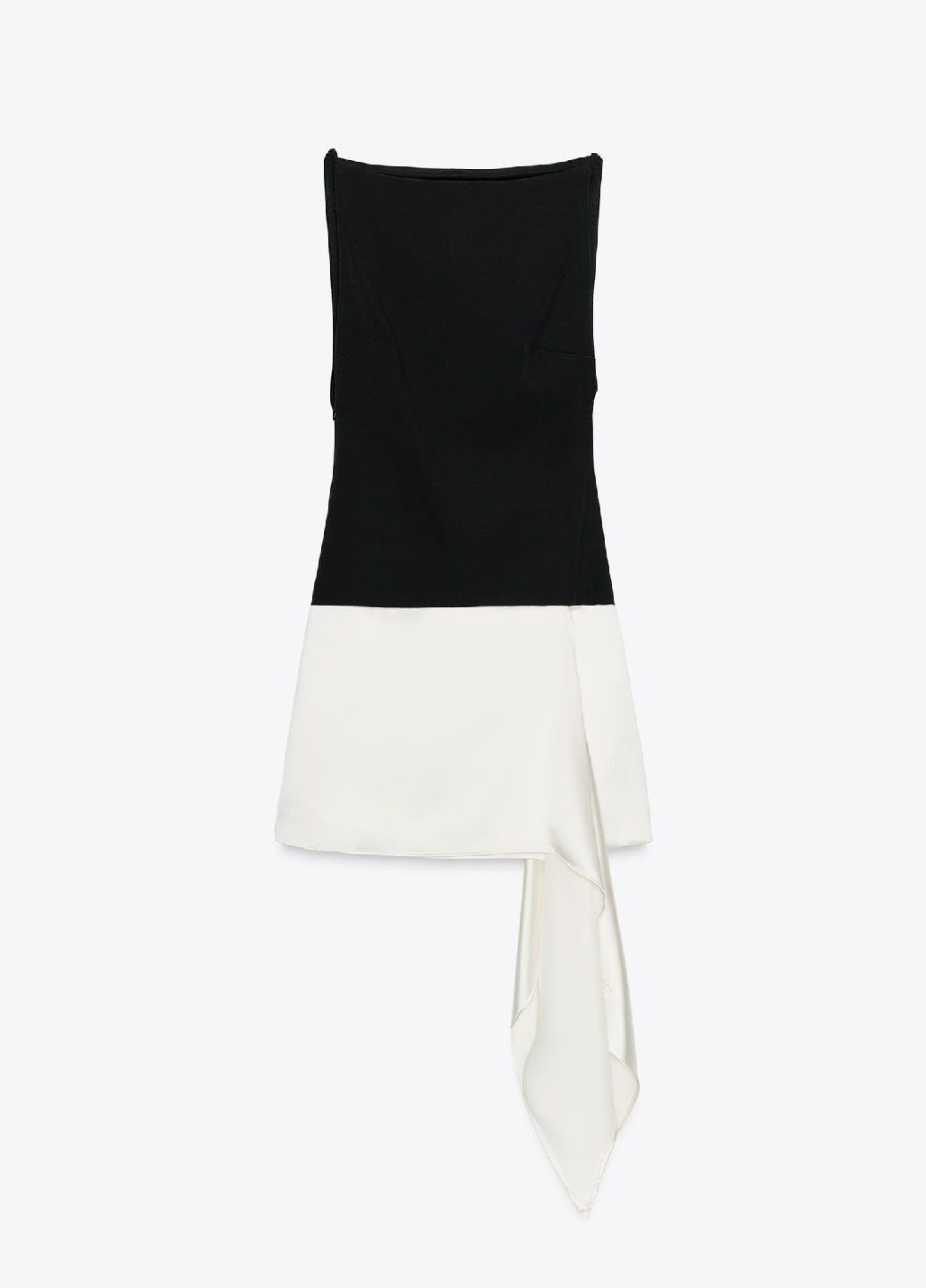 Черное кэжуал платье Zara однотонное