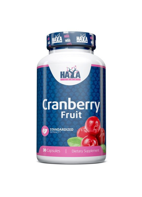 Натуральная добавка Cranberry Fruit Extract, 30 капсул Haya Labs (324420259)