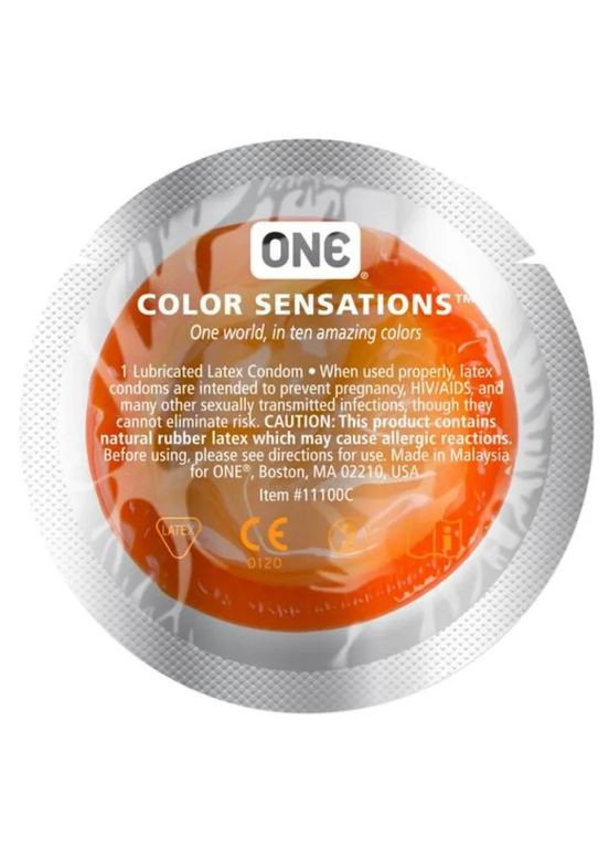 Набор презервативов Color Sensations разноцветные 100 шт One (301913437)