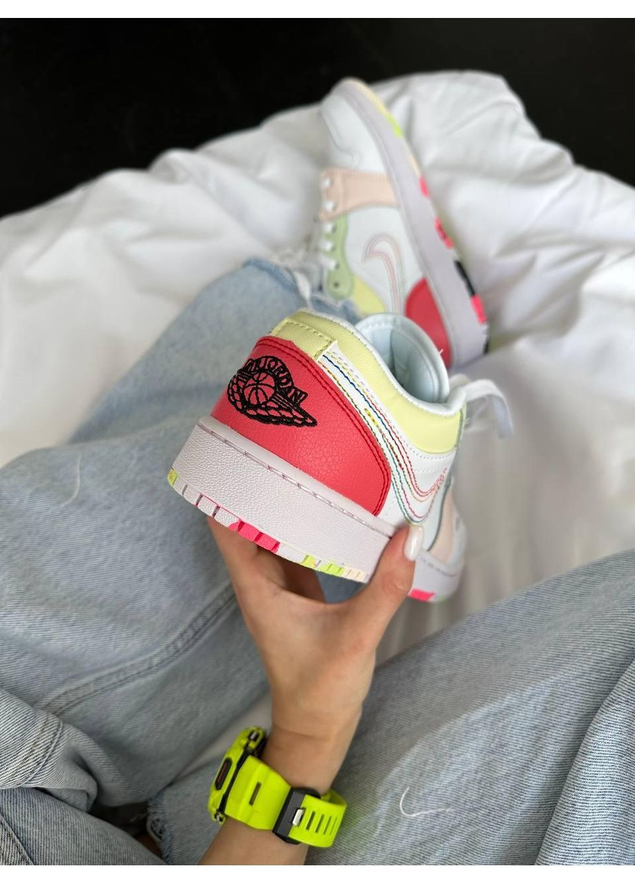 Комбіновані Осінні кросівки чоловічі nike air jordan 1 retro ember glow найк аір джордан No Brand