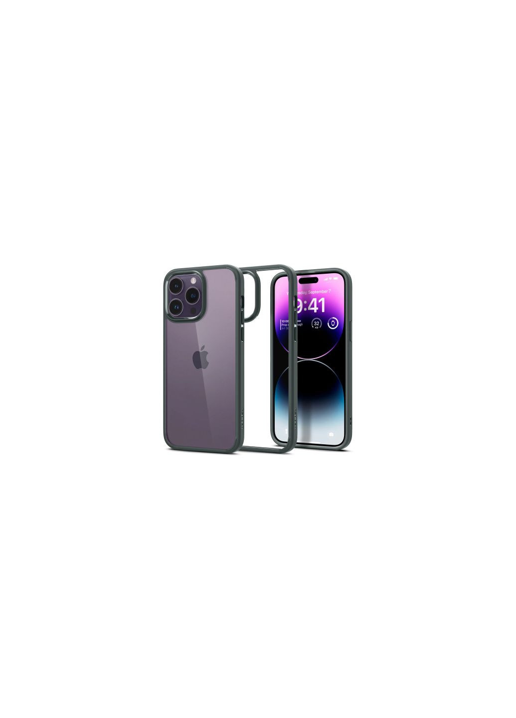 Чехол для мобильного телефона Apple Iphone 14 Pro Ultra Hybrid, Abyss Green (ACS04966) Spigen apple iphone 14 pro ultra hybrid, abyss green (275103456)