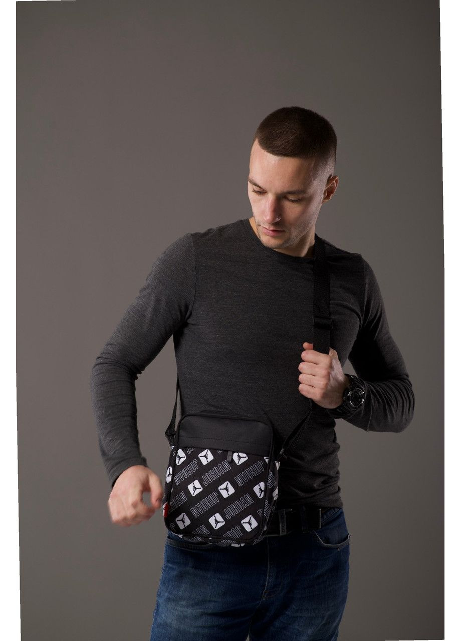 Барсетка через плечо для мужчин – универсальная тканевая модель No Brand (365762073)