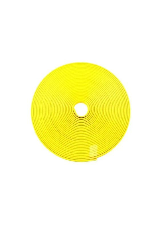 Захисна стрічка обода колеса ЧОРНА гумова 8м (на скотчі) No Brand (371478608)