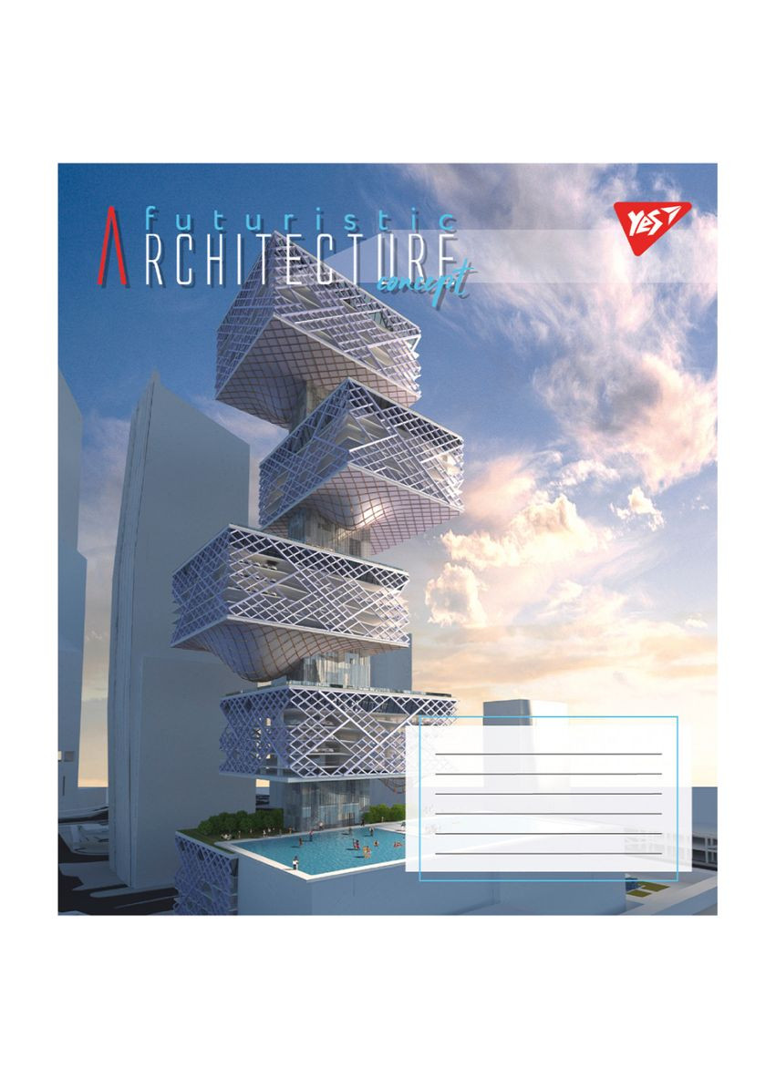 Тетрадь для записей А5 Futuristic 767178 96 листов Yes (364500026)