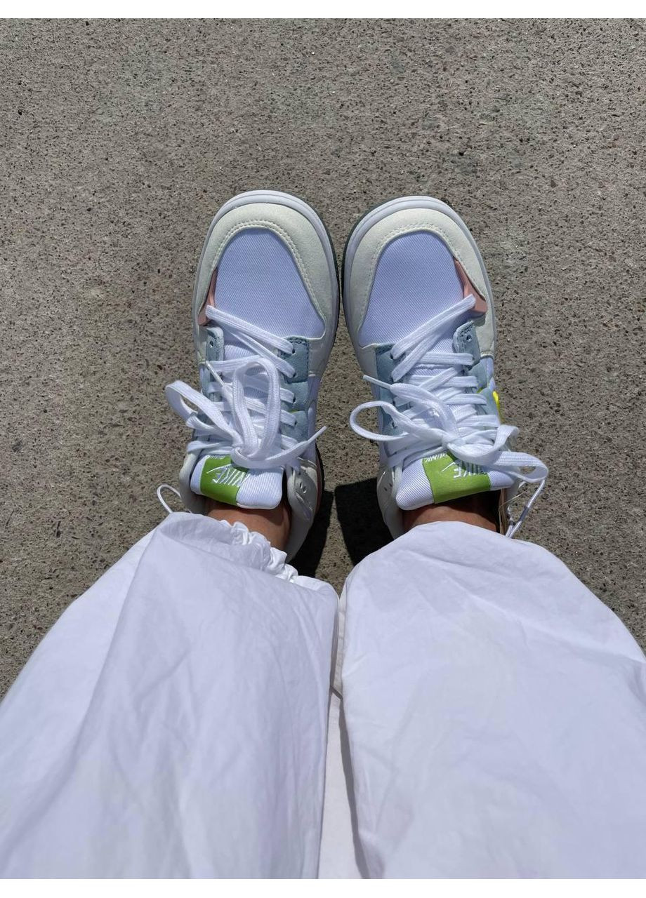КРОССОВКИ ЖЕНСКИЕ NIKE DUNK LOW DISRUPT 2 EASTER PASTEL НАЙК СБ ДАНК No Brand белые демисезоны (368858122)