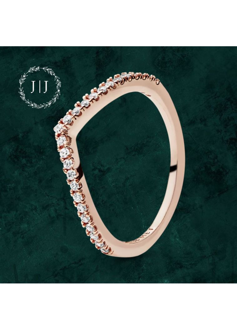 Серебряное кольцо с шариками Pandora (Пандора) 186316CZ с покрытием 14к золотом 18 No Brand (362457555)