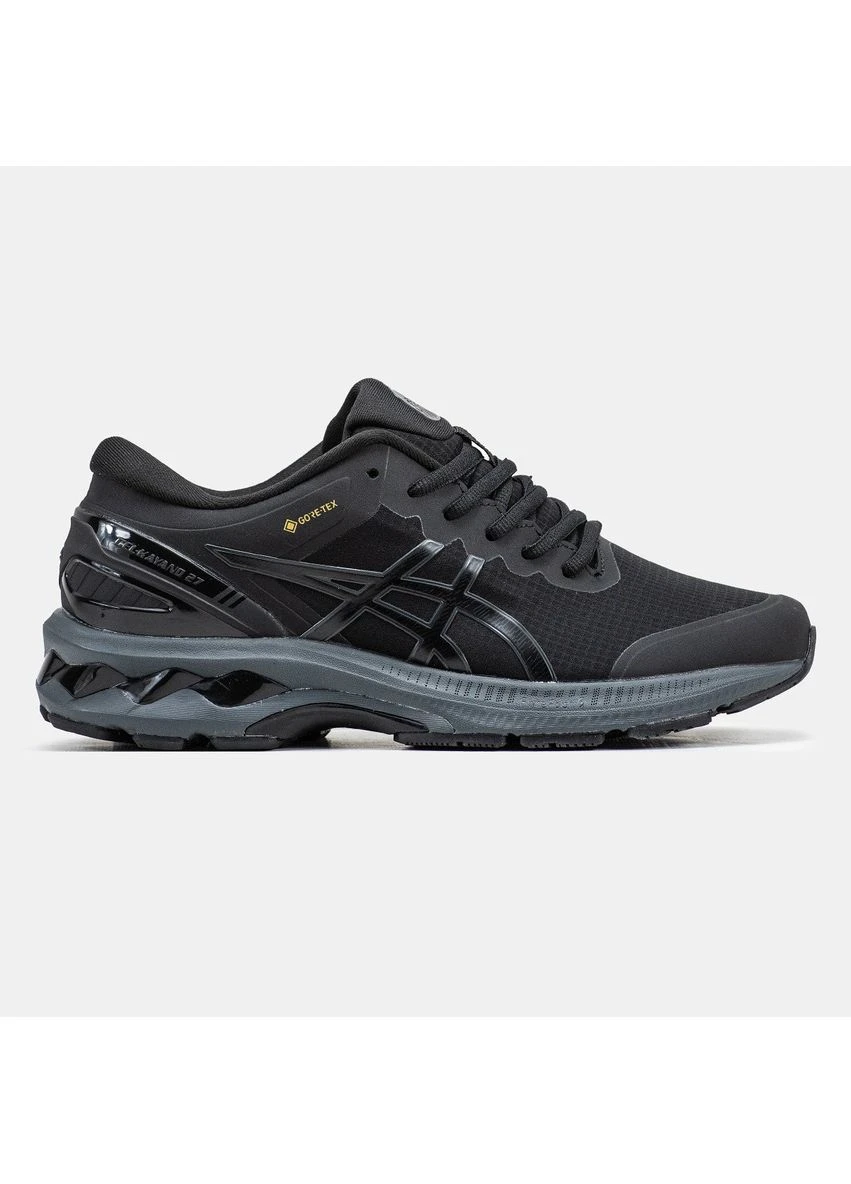 Чорні кросівки gel-kayano 27 gore-tex black grey No Brand