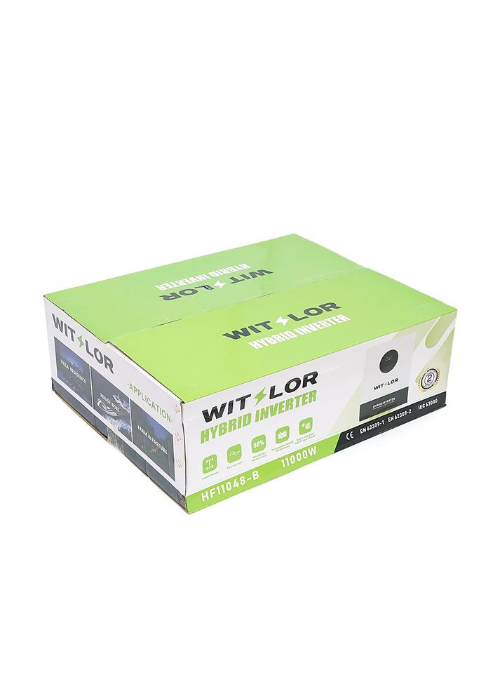 Гибридный инвертор HF11048-B, 1Ф-11kW, 48V, 200-400V, MPPT 90-500VDC, PV 500VDC, 19kg Witslor (371387962)