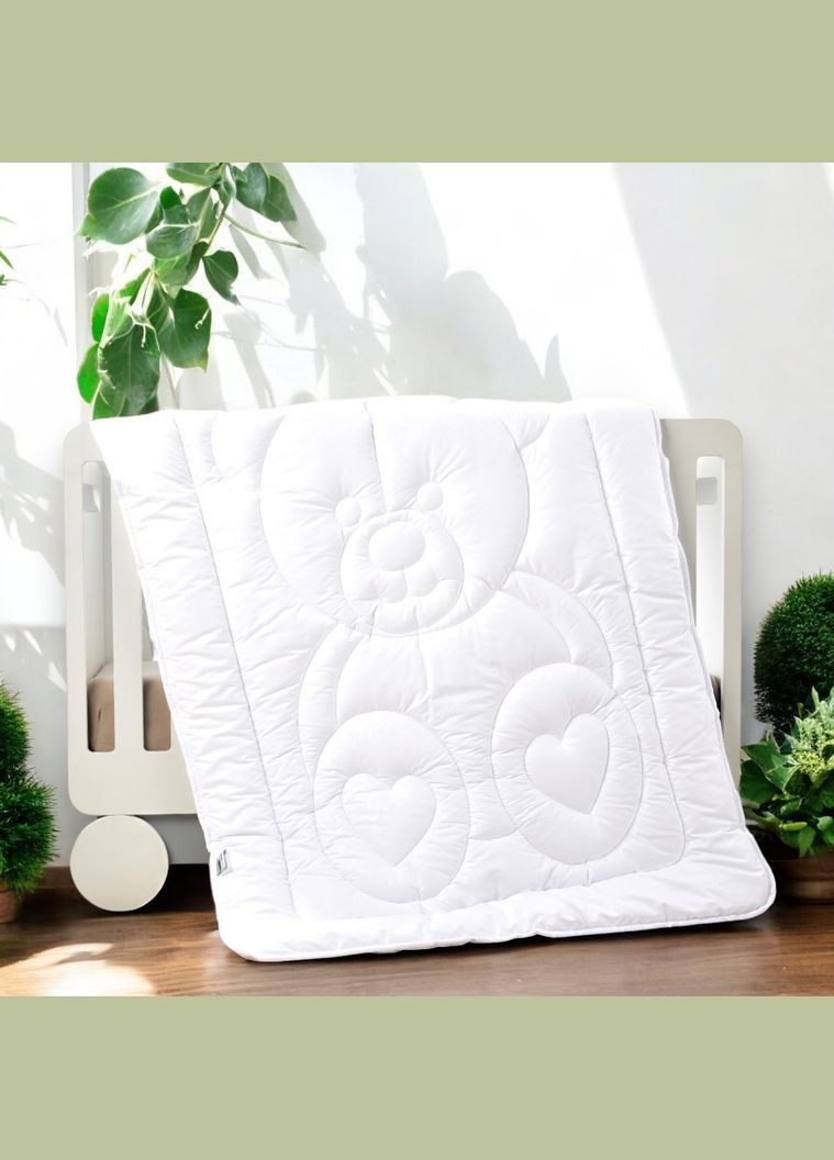 Детский набор в кроватку Мишка ТM одеяло 100х135 см и подушка 40х60 см, антиаллергенные (8-12824) PAPAELLA (313594498)