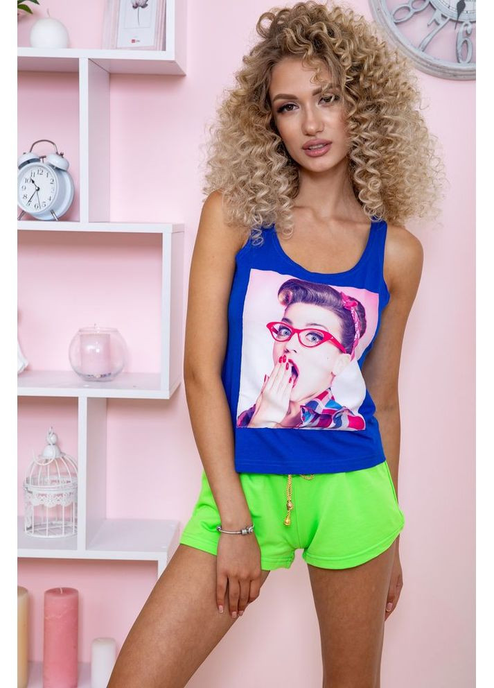 Майка женская синего цвета, 167R232 Ager — 361227314