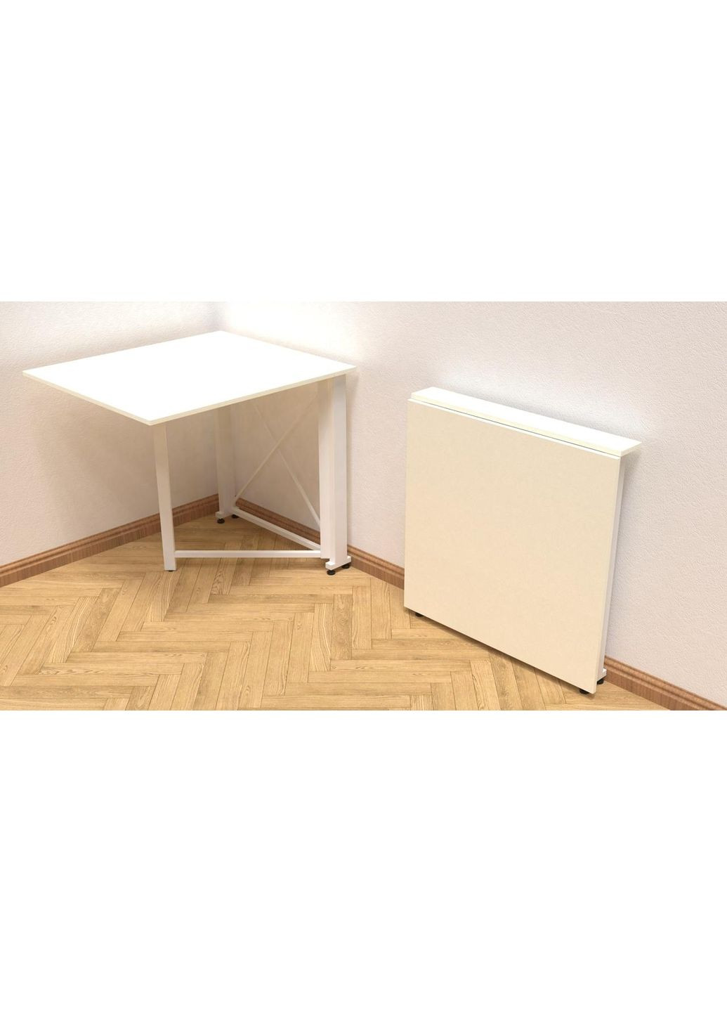 Стол-книга трансформер Орион 1 750x810x730 металл ДСП Белое 16 мм (FRD-104604) Ferrum-decor (365444962)