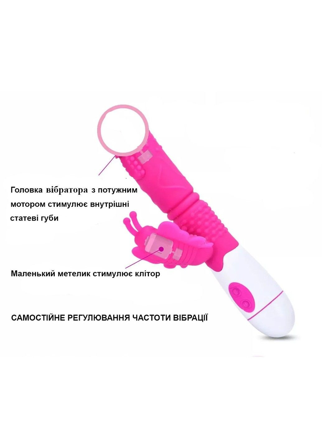 Вібратор Rabbit для стимуляції клітора та точки G (USB) We Love (284278642)