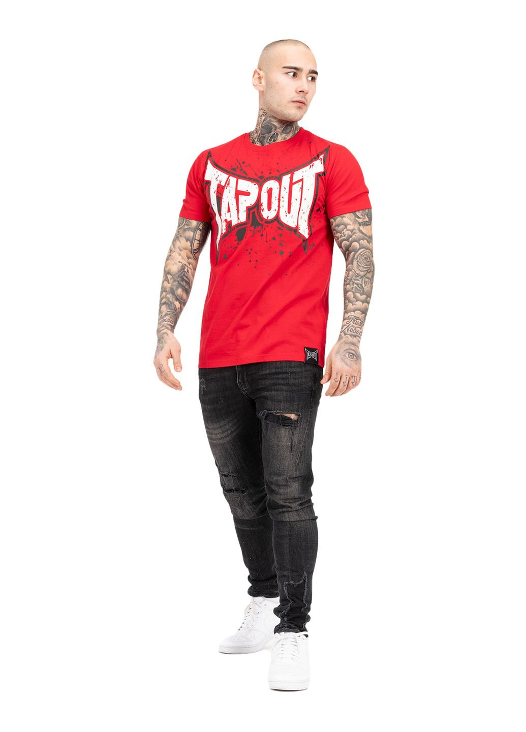 Красная футболка Tapout SPLASHING