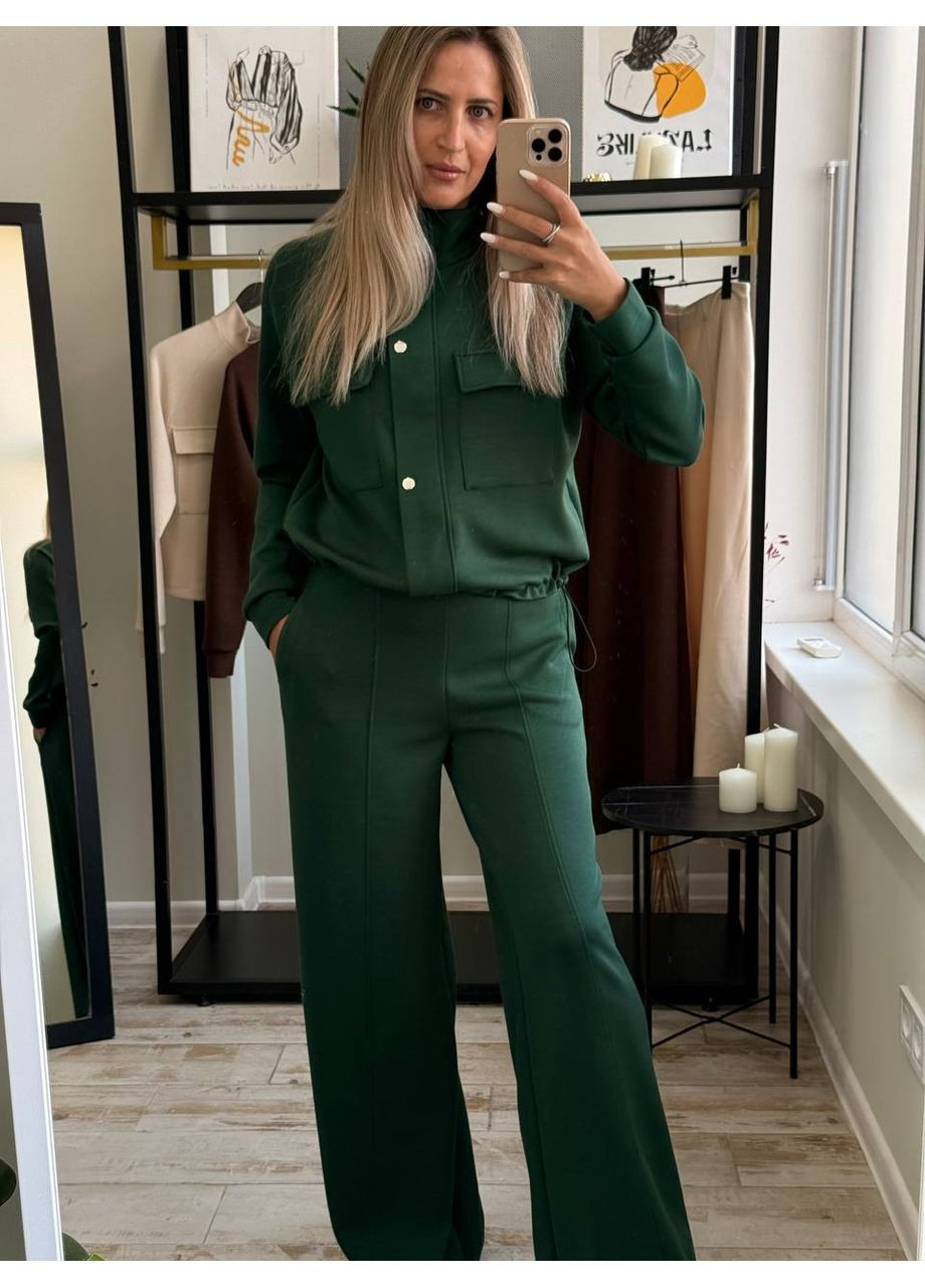 Костюм Зара віскоза скоба,бомбер та штани Україна (362189209)