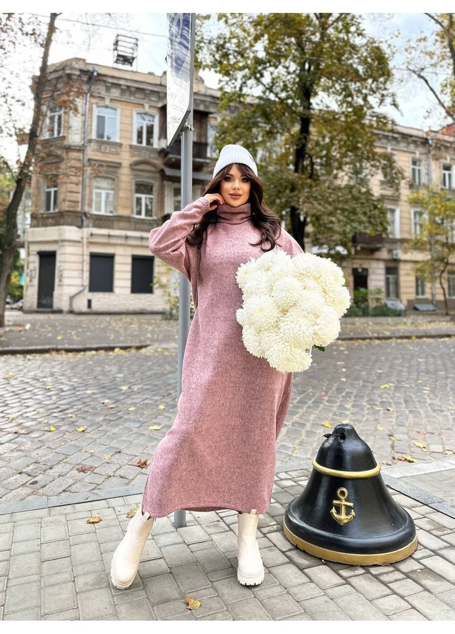 Розовое платье, цвет розовый Fashion