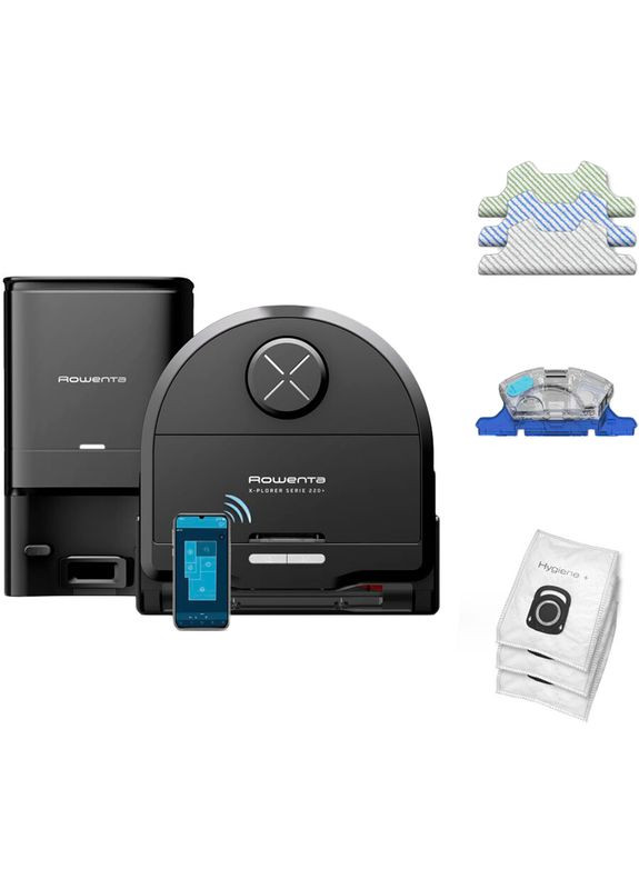 Робот-пилосос X-Plorer Serie 220+ Animal & Allergy (RR9495WH) Rowenta (306732530)