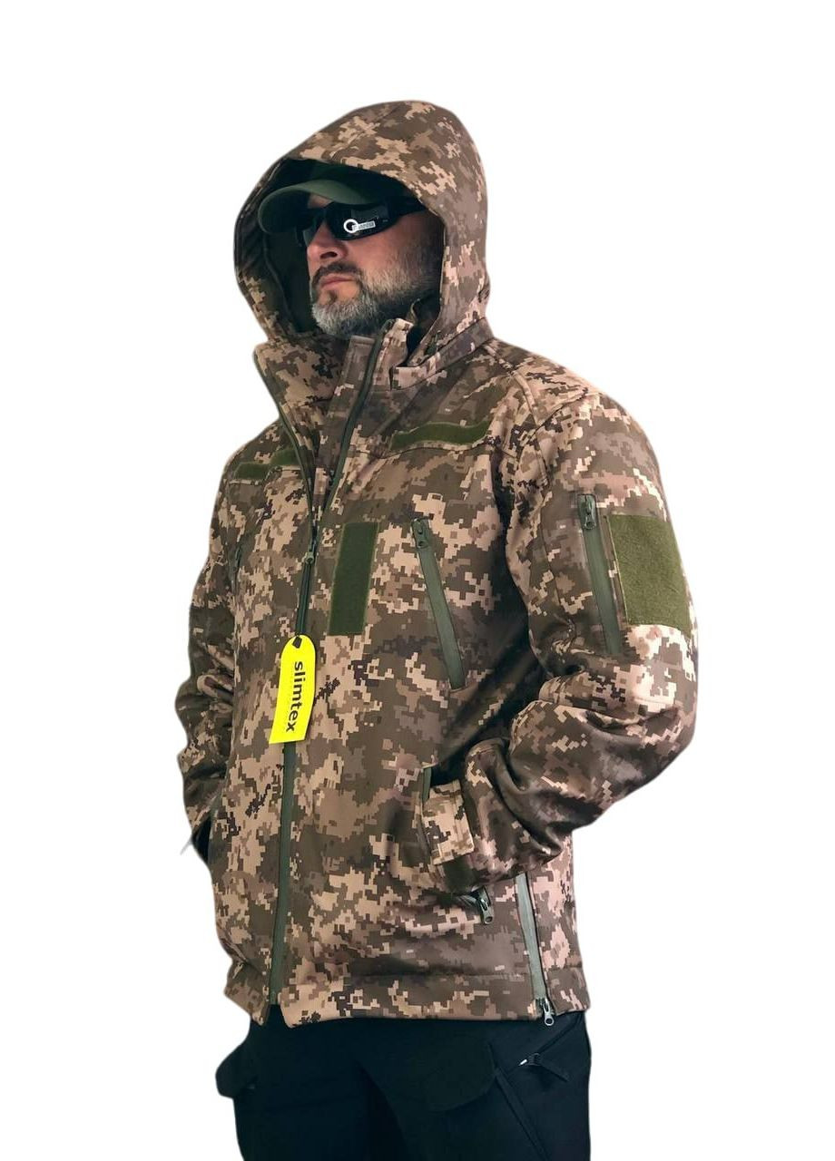 Куртка зимняя тактическая пиксель slimtex/omni-heat. No Brand (317215144)