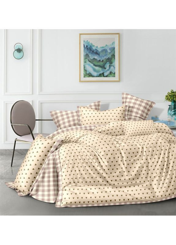 Комлект постільної білизни, полуторний євро, сатин Кондор (370281700)