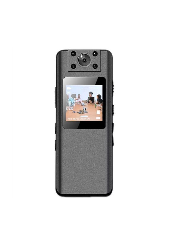 Мини камера - нагрудный видеорегистратор с поворотным объективом, экраном и диктофоном A22 (100834) Nectronix (321960431)