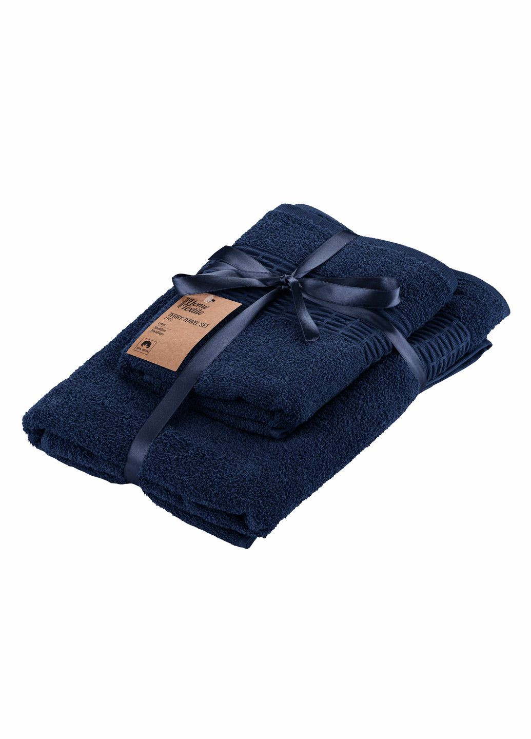 Набір рушників махрових Lotus 50х90 см 70х140 см 2 шт ART2357DB Ardesto комбінований