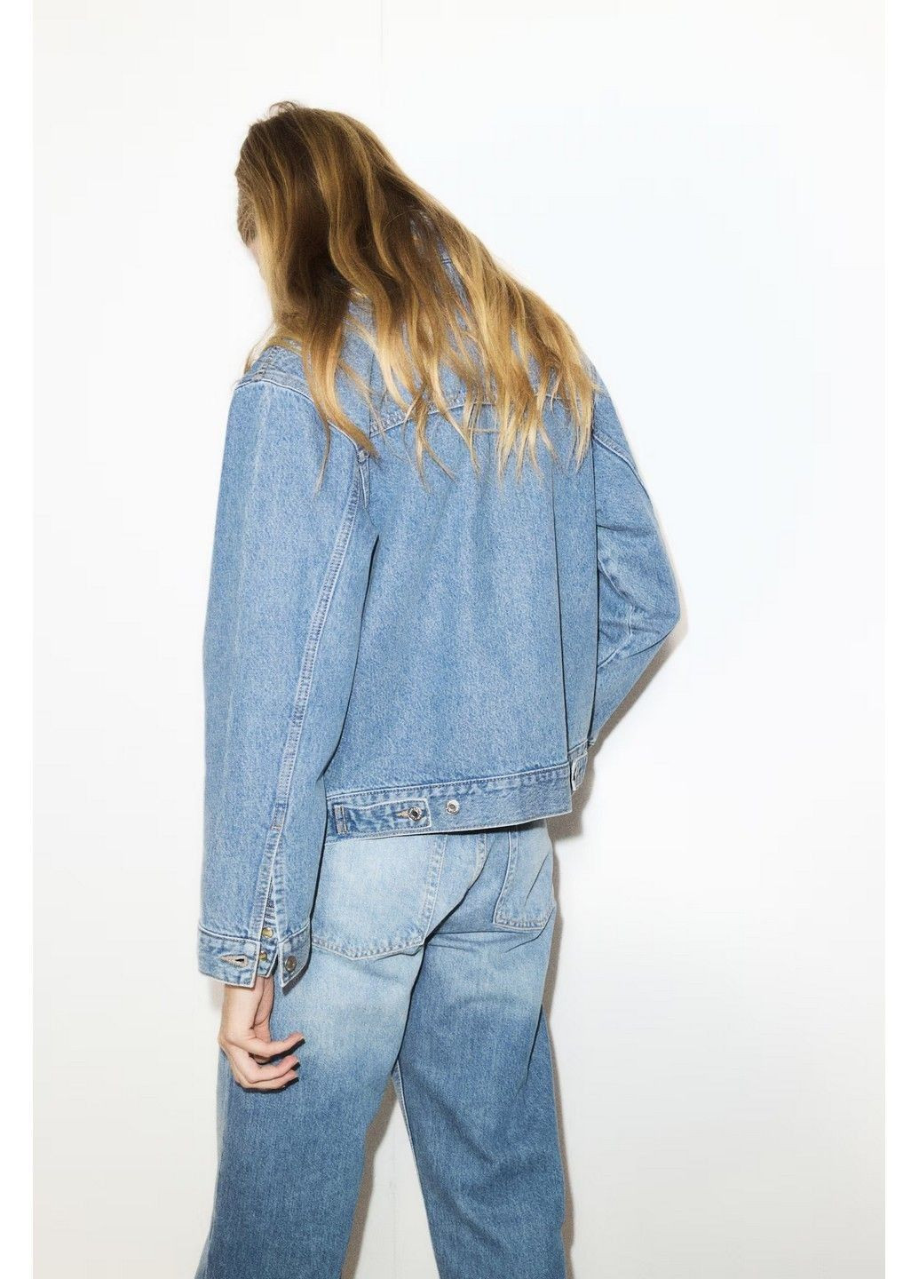 Синя демісезонна джинсова куртка H&M