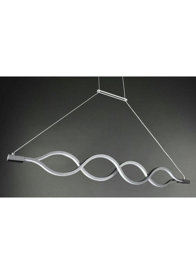 Люстра светодиодная подвесная LED светильник для квартиры на потолок лэд 27439 Черный 30-110х6х102 см. Sunnysky (335975784)