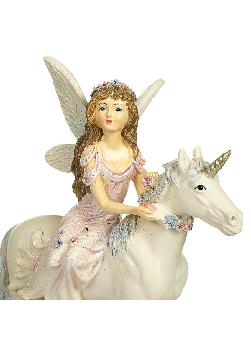 Статуэтка Фея с единорогом 20х17 см 12007-075 Lefard (346528274)