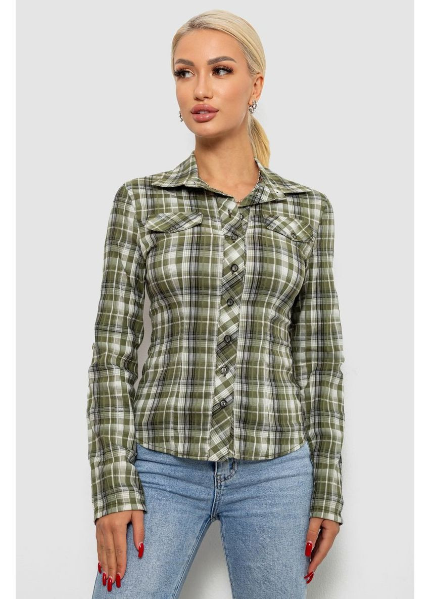 Оливковковая (хаки) рубашка Ager