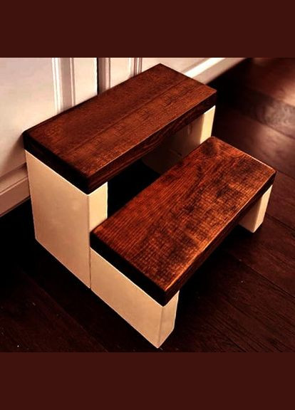 Скамейка-ступенька из дерева Маунтин зефир-савоярди (ССТ-00232015) No Brand (327849269)