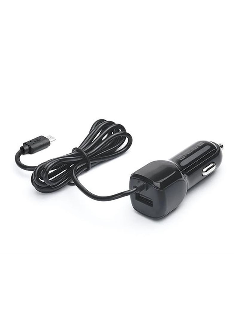 Автомобильное зарядное устройство CA-15 (2USB, 2.1A) Black + кабель microUSB Real-El (342400515)