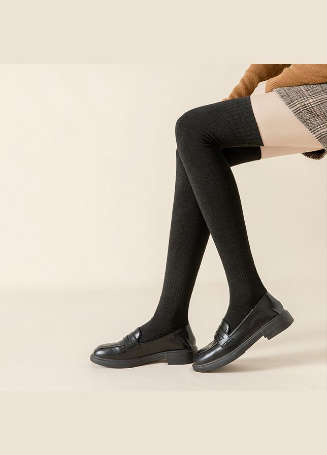 Панчохи махрові зимові класичні чорні 15010 one size No Brand (307930839)