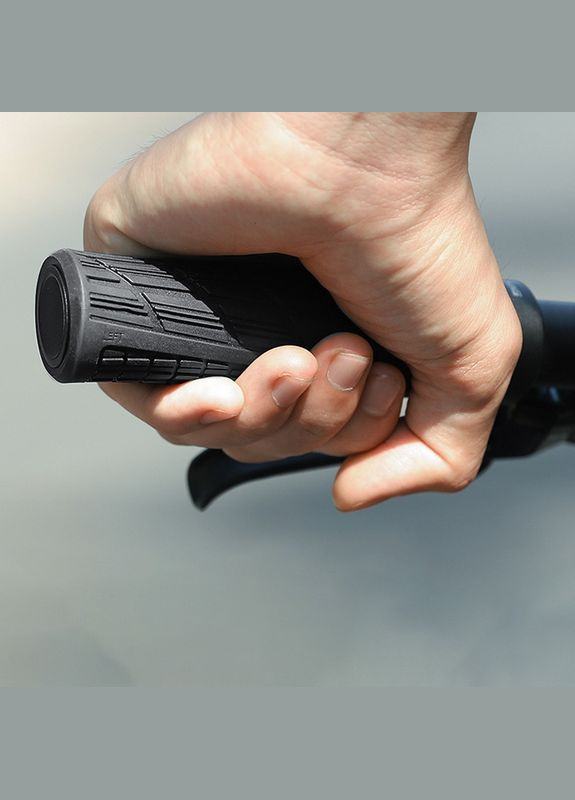Грипси велосипедні YP0804063 Black з двома замками ручки на кермо 13 шт. West Biking (336206517)