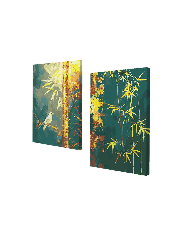 Комплект картин за номерами Золотий бамбук (ITR-132) 1 шт в наборі Riviera Blanca (373427232)