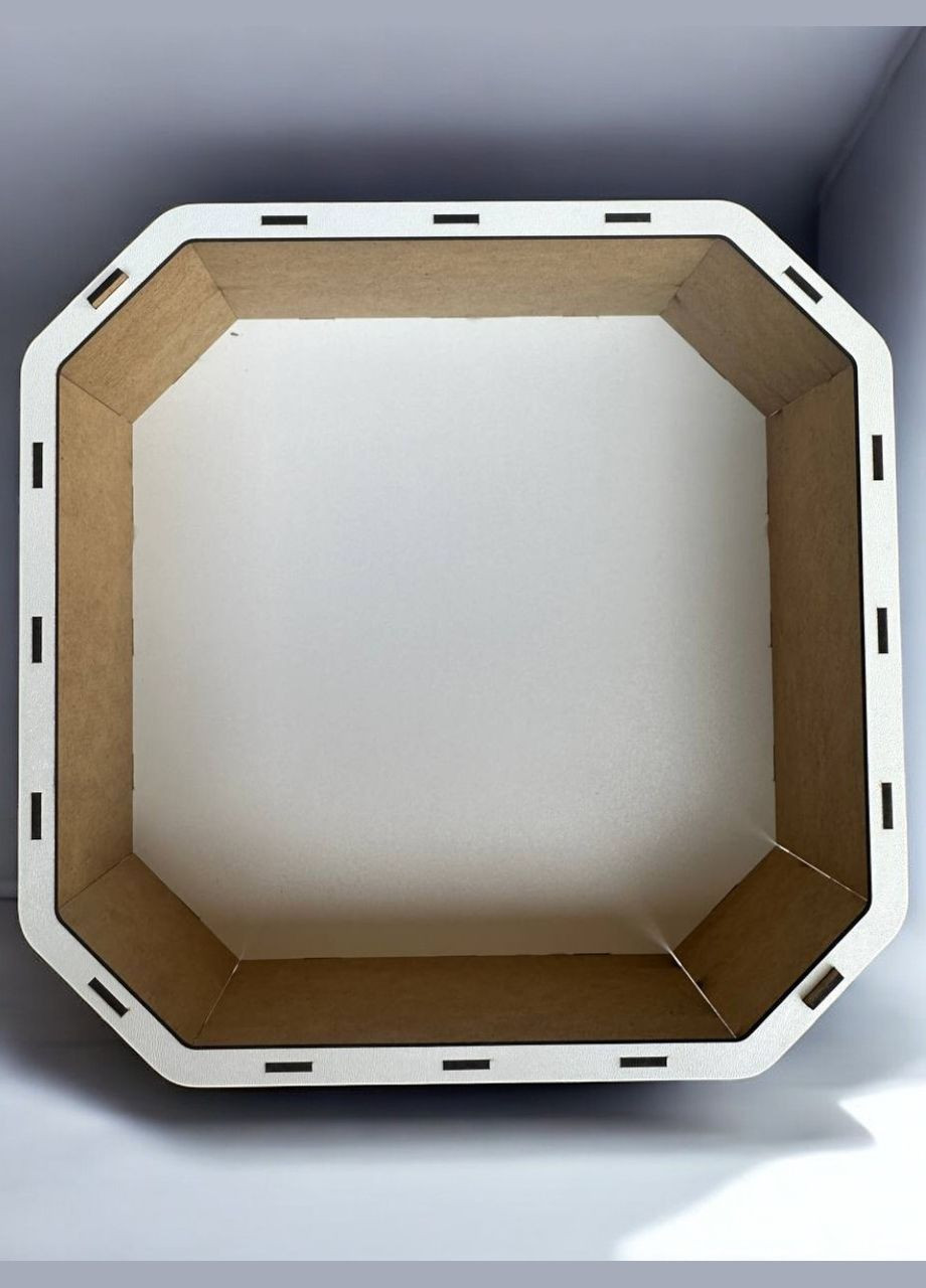 Подарункова коробка квадратна (ХДФ) 29x29x10 см. №16 No Brand (330774587)