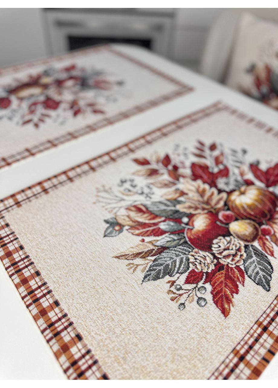 Сервірувальні серветки гобеленові, декоративна серветка No Brand (360890000)