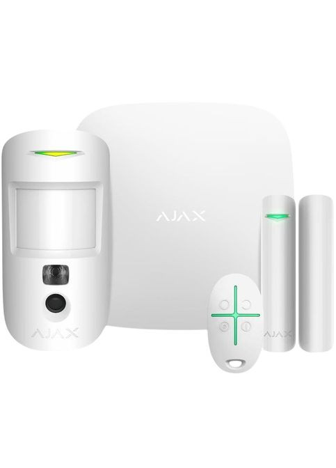 Комплект охоронної сигналізації HDR StarterKit Cam White (000052841) Ajax (323001059)