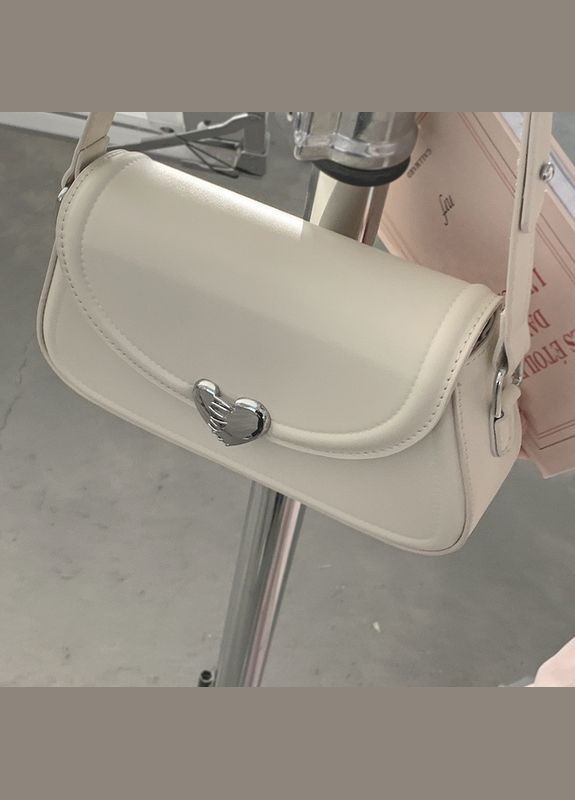 Жіноча сумка 1085 багет біла No Brand (303323040)