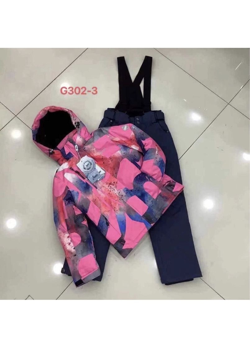Зимовий гірськолижний термо костюм комбінезон на дівчинку 134-164 Dizumer No Brand (369735305)
