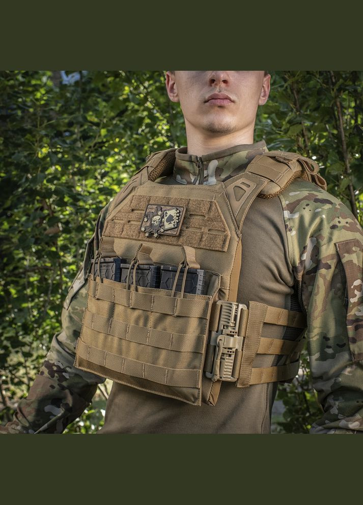 Нашивка Joker Skull 3D PVC Coyote M-TAC (315514920)